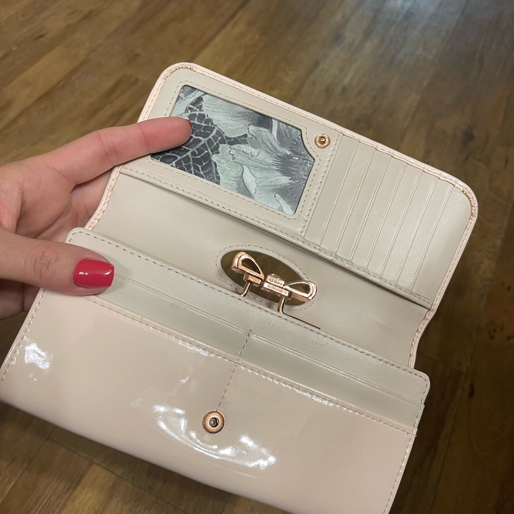 blush pink Ted Baker wallet